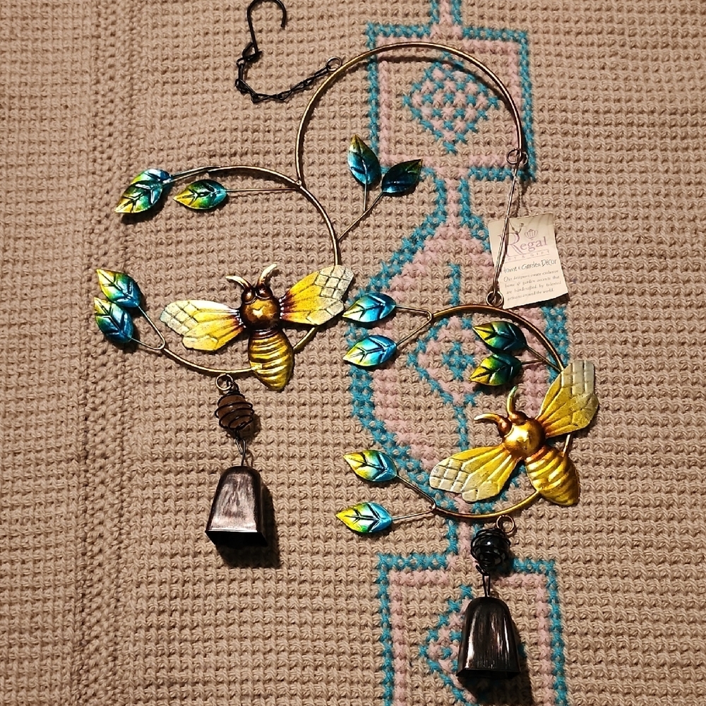 🟡 2 For $25 🟡 Colorful Metal Butterfly Wind Chime